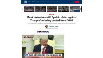 Fact Check: Fox News DID Refer To Trump As 'Former President' In Article About Musk Clash -- Probably Typo