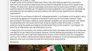 Fact Check: California Democratic Party Did NOT Buy 200 Pallets of Bricks -- Story Started as Satire