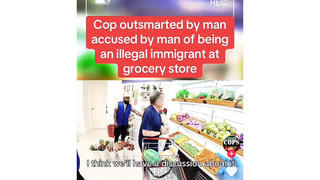 Fact Check: FAKE Video Shows ICE Agent 'Outsmarted' By Man Accused Of Being An Illegal Immigrant At Grocery Store