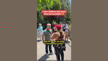 Fact Check: FAKE Video Shows White Man at Zoo Arguing With Black Woman Over Anti-Trump Hat