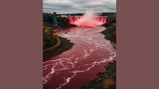 Fact Check: Niagara Falls Did NOT Turn 'Blood Red' in June 2025 -- Viral Image is Fake