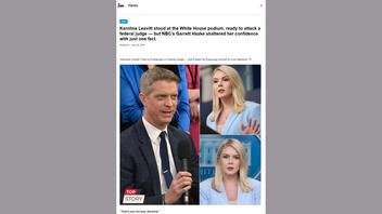 Fact Check: Garrett Haake DID Fact-Check Karoline Leavitt, But Dramatic Blog Post Fabricates Quotes