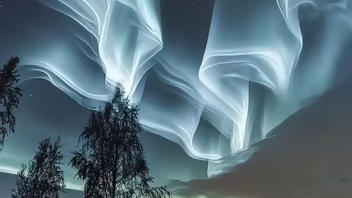 Fact Check: AI Video Did NOT Show 'White Auroras' Over Norway -- Generated With AI