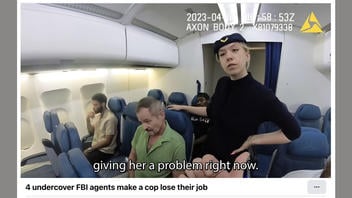 Fact Check: FAKE Video Shows Police Officer in Dispute With Four 'Undercover FBI Agents' On a Plane