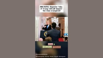 Fact Check: Reporter Did NOT Ask Donald Trump If He Would Self-Deport