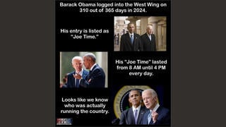 Fact Check: Barack Obama Did NOT Spend 310 Days In The White Running The Country In 2024