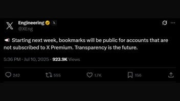 Fact Check: X Engineering Did NOT Post Bookmarks Will Be Public Starting Next Week -- Fake Screenshot From Parody Account