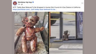 Fact Check: Teddy Bear Found at California Bus Station Was Covered in FAKE Human Skin