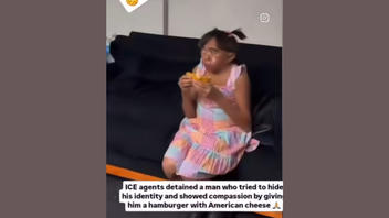Fact Check: Video Does NOT Show Man Dressed As A Girl To Hide His Identity Detained By ICE And Offered Cheeseburger -- Video Is From Brazil