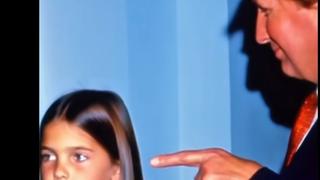 Fact Check: Video Is NOT Authentic Footage Of Trump Pointing At Minor Girls With Ghislaine Maxwell -- AI 'Motionizing' Tool Turned Still Photo Into Deepfake Video