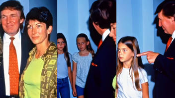 Fact Check: Video Is NOT Authentic Footage Of Trump Pointing At Minor Girls With Ghislaine Maxwell -- AI 'Motionizing' Tool Turned Still Photo Into Deepfake Video
