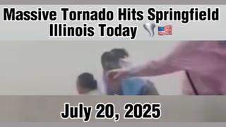 Fact Check: Video Does NOT Show A Hurricane Hitting Springfield Illinois On July 20, 2025 -- Footage Shows 2024 Typhoon Hitting China