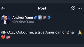 Fact Check: Andrew Yang DID Write On X That Ozzy Osbourne Was 'A True American Original' 