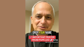 Fact Check: TikTok Video Labeled "Important Prayer From Pope Leo" Is NOT Authentic