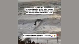 Fact Check: Video Does NOT Show July 29, 2025 Tsunami Waves Hitting California -- Clickbait Video Falsely Labelled Clips Of Other Events