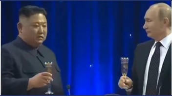 Fact Check: Vladimir Putin and Kim Jong Un Did NOT Refuse To Drink After A Toast -- The Video Is Edited