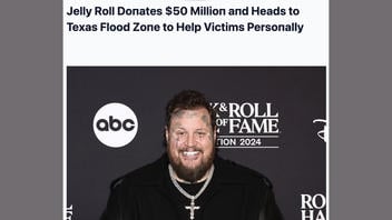 Fact Check: Jelly Roll Did NOT Announce $50 Million Donation to Help Texas Flood Recovery