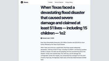 Fact Check: Ohio State Football Coach Ryan Day Did NOT Donate More Than $3.5 Million To Flood Victims In Texas