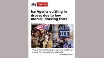 Fact Check: Fake 'ICE Agents Quitting In Droves' Headline NOT Published By Sky News -- Satirical Meme