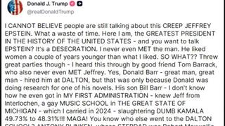 Fact Check: Satirist's 2,343-Character 'CREEP JEFFREY EPSTEIN' Rant Is NOT An Actual Trump Truth Social Post -- Truth Social Limits Posts To 500 Characters