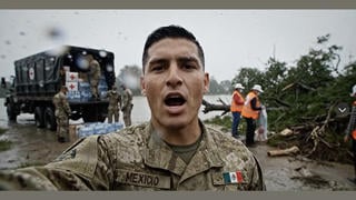 Fact Check: FAKE Video Shows AI Mexican Soldier Saying 'We're Here to Help the People of Texas'
