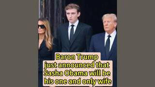Fact Check: Barron Trump Did NOT Announce He Is Dating Sasha Obama And She 'Will Be His One And Only Wife'
