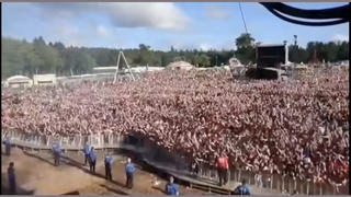 Fact Check: Video Does NOT Show 'Scottish Crowds Give Trump A Royal Welcome'