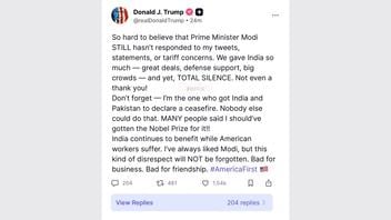 Fact Check: Donald Trump Did NOT Post About 'Disrespect' From Indian PM Narendra Modi