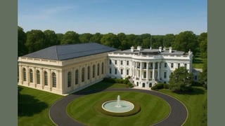 Fact Check: Image Of Huge Addition Replacing The West Wing Does NOT Show White House Ballroom Plan -- It's Next To The East Wing
