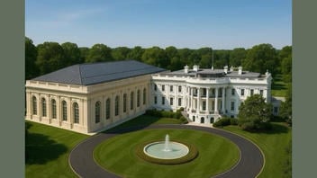 Fact Check: Image Of Huge Addition Replacing The West Wing Does NOT Show White House Ballroom Plan -- It's Next To The East Wing