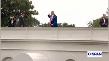 Fact Check: Video Showing President Trump Dancing On White House Roof Is Not Authentic