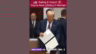 Fact Check: President Trump Did Not Change the Marriage Law Making Couples Dating For Over Five Years Legally Married