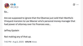 Fact Check: The Obamas Did NOT Sell Their Martha's Vineyard Estate to Jeffrey Epstein's Money Management Client Les Wexner