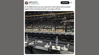 Fact Check: WNBA Did NOT Require All Its Women Basketball Teams To Install Safety Nets 'To Protect Against Dildo-Throwing Incidents'