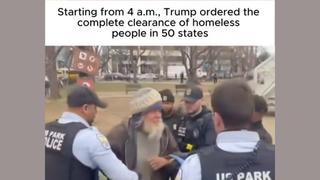 Fact Check: President Donald Trump Did NOT Announce Clearance Of Homeless People From All 50 States - Only D.C.