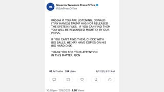 Fact Check: Fake Screenshot Of 'Russia If You Are Listening' Gavin Newsom Post Is NOT Real -- Doesn't Have Truth Social Account