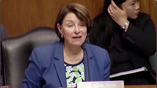 Fact Check: Video Of Amy Klobuchar Saying 'Perfect Titties' About The Sydney Sweeney Ad Is NOT Authentic -- Digital Manipulation