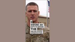 Fact Check: The 'Troops Against Trump ... What Happened To Us?' Video Is NOT Real -- It's AI From Account With 'Satire' Disclaimer
