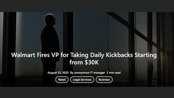 Fact Check: Walmart Did NOT Fire VP For Taking Daily Kickbacks In H-1B Visa Scandal -- Company Says