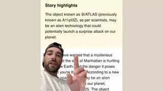 Fact Check: Scientists Did NOT Agree That 3I/ATLAS Is Alien Spacecraft Approaching Earth For 'Surprise Attack' In November 2025