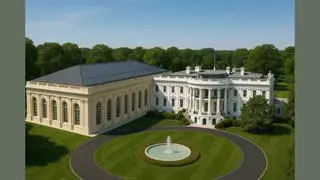 Fact Check: Image Of Huge Addition Replacing The West Wing Does NOT Show White House Ballroom Plan -- It's Next To The East Wing