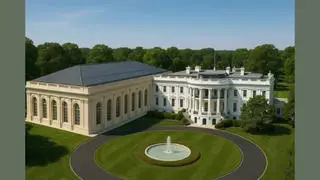 Fact Check: Image Of Huge Addition Replacing The West Wing Does NOT Show White House Ballroom Plan -- It's Next To The East Wing