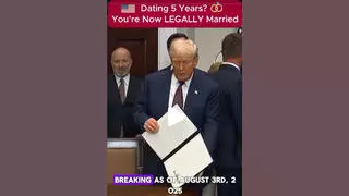 Fact Check: President Trump Did Not Change the Marriage Law Making Couples Dating For Over Five Years Legally Married