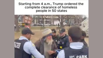 Fact Check: President Donald Trump Did NOT Announce Clearance Of Homeless People From All 50 States - Only D.C.