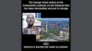 Fact Check: George Floyd Statue Was NOT Removed From National Mall Or Smithsonian Museum In Washington, D.C.