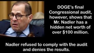 Fact Check: Democratic Rep. Jerry Nadler Does NOT Have A Hidden Net Worth Of $100 Million According To DOGE -- Satire Site