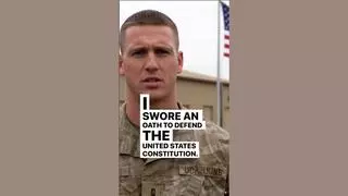 Fact Check: The 'Troops Against Trump ... What Happened To Us?' Video Is NOT Real -- It's AI From Account With 'Satire' Disclaimer