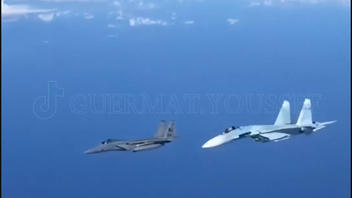 Fact Check: F-15 And Su-27 2019 Baltic Sea Footage Presented As Interception Over Ukraine -- Predates Russia-Ukraine War