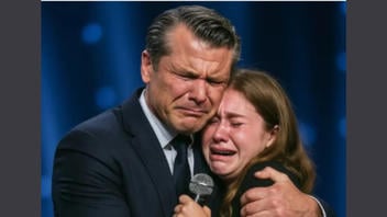 Fact Check: Story About 'Foster Child Lily Tran' Getting Into Stanford And Speaking On Stage With Defense Secretary Pete Hegseth Uses AI Photo -- Versions With Other Celebs Circulating