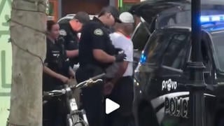 Fact Check: Video Does NOT Show Provo Police Finding Murder Weapon And Arresting Possible Charlie Kirk Shooter -- It's An Air Rifle 